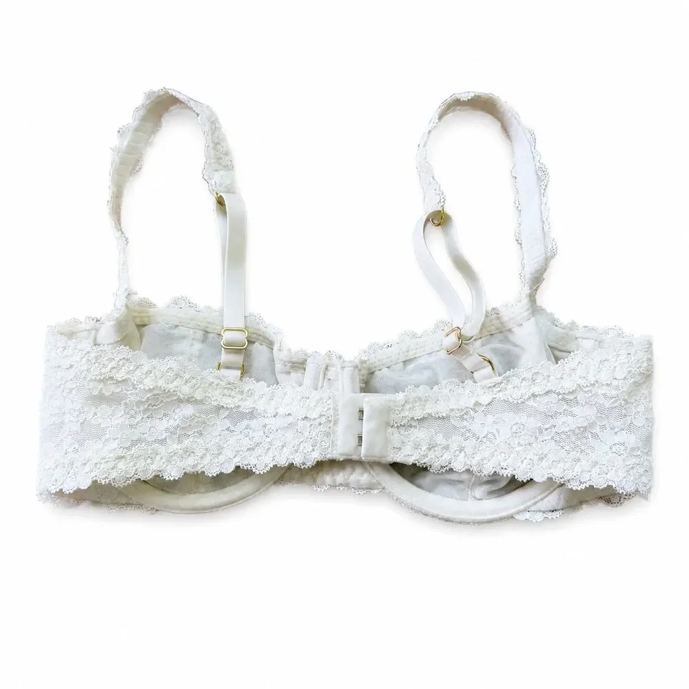 Aerie Show Off Vintage Lace Unlined Balconette Bra Lot of 3 Women’s 32C